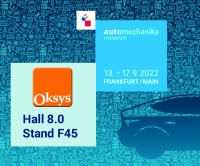 Automechanika 2022: Oksys in exposition in Frankfurt